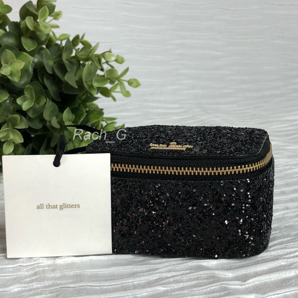 Kate Spade Laurel Way Glitter Jasmine Jewelry Box - Picture 3 of 5